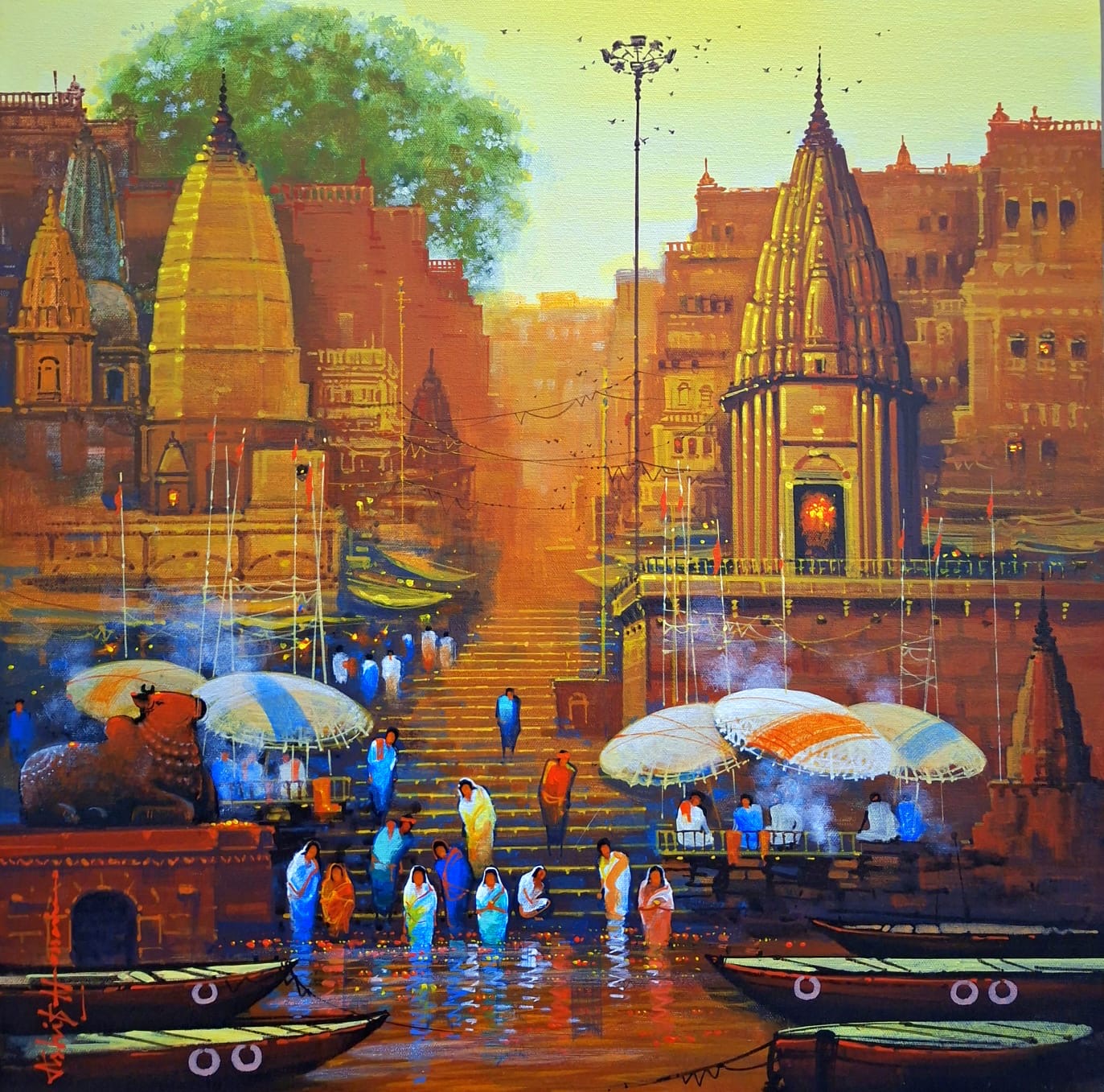 Benares Ghat 6