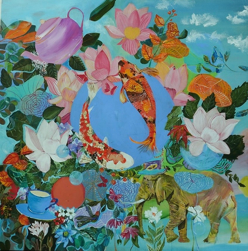 EACH DAY by Anjali Rajkumar | Acrylic painting - Canvas art