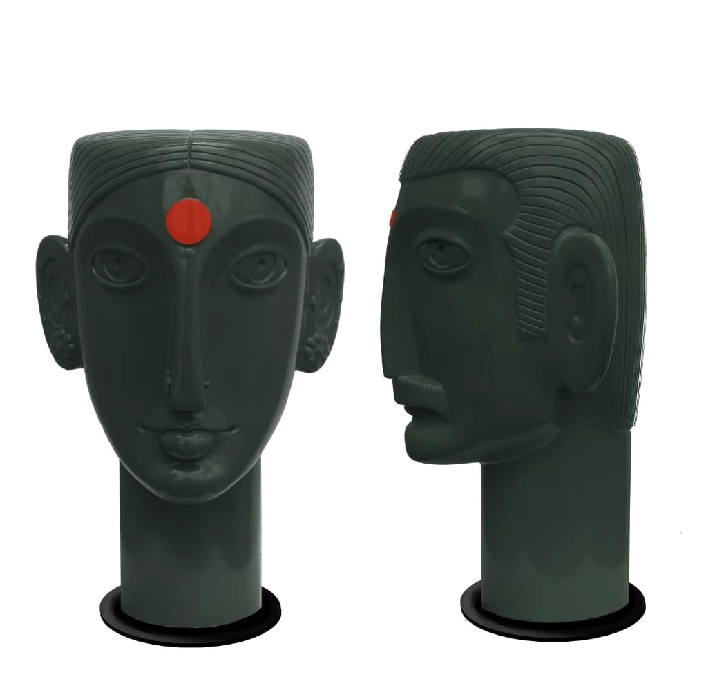 Grey Sculpture 2022 Edition (Man & Woman)