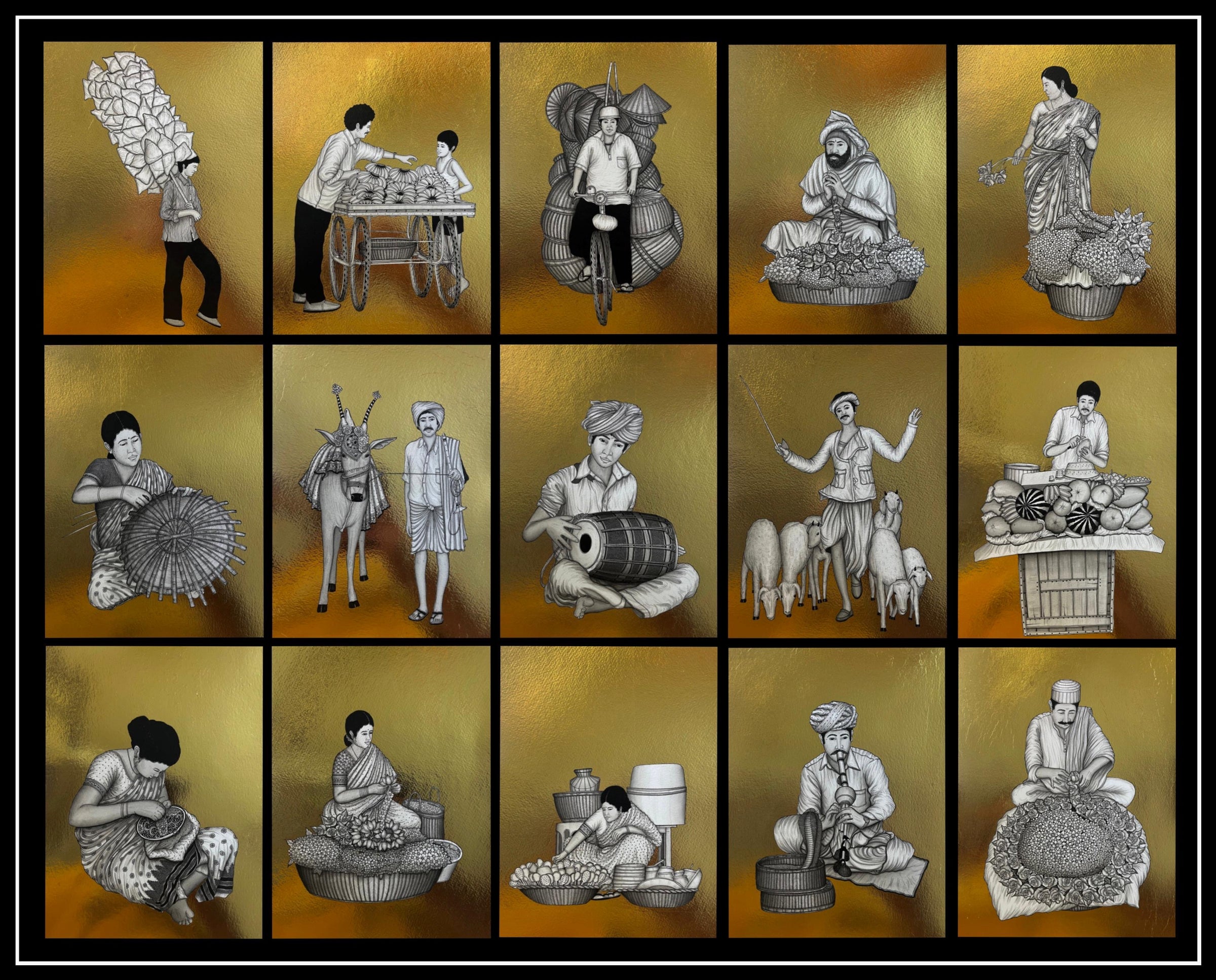 Incredible India 5 (set of 15)