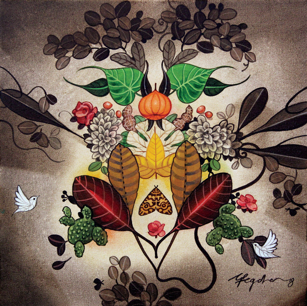 MIGHTY - Gods and Nature Series by Ganapati Hegde | Acrylic on Canvas painting - Home decor