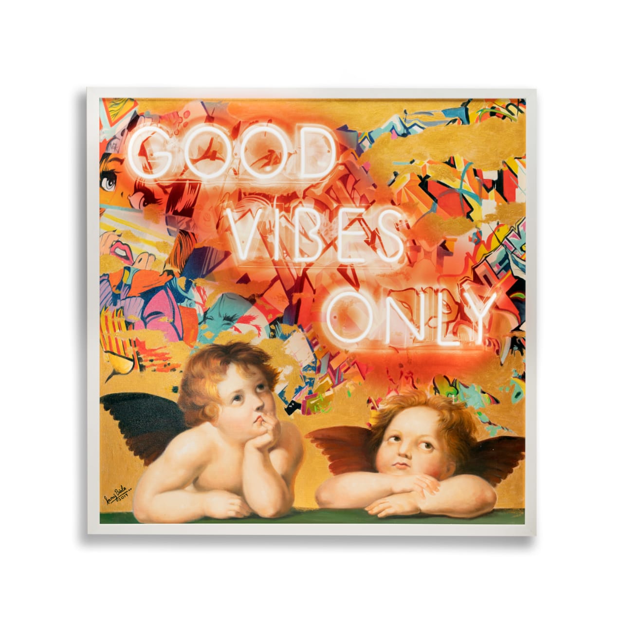 Good Vibes Only Pop Art