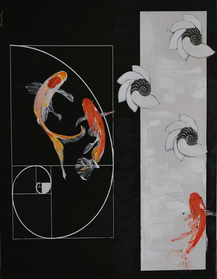 COPING WITH GREY by Anjali Rajkumar | Acrylic artwork on canvas