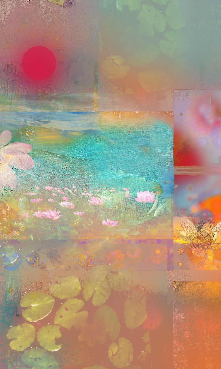 EXHALE by Anjali Rajkumar | Mixed media artwork on canvas