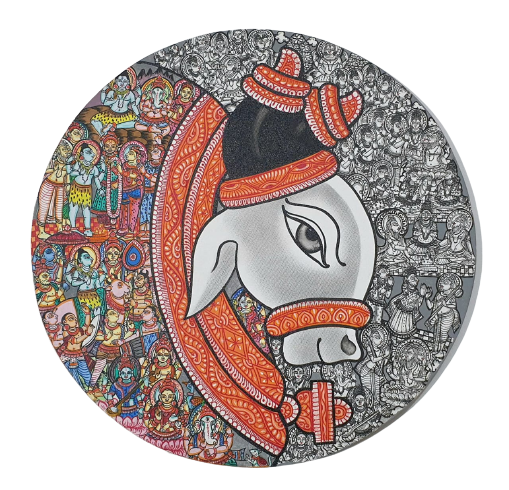 NANDI by Vivek Kumavat | Acrylic painting