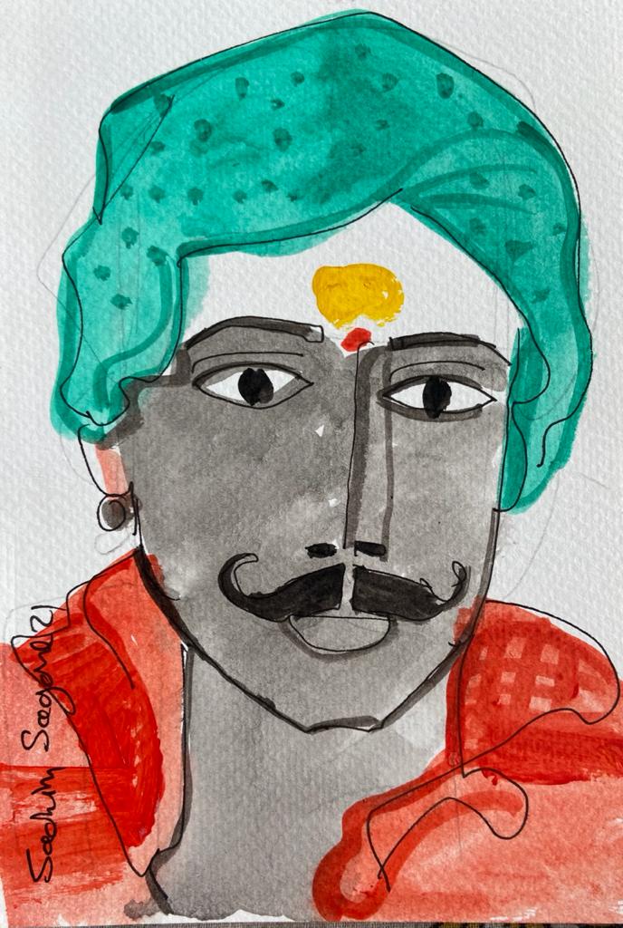 SS COLLECTORS EDITION 6 by Sachin Sagare using Water colour | Home decor