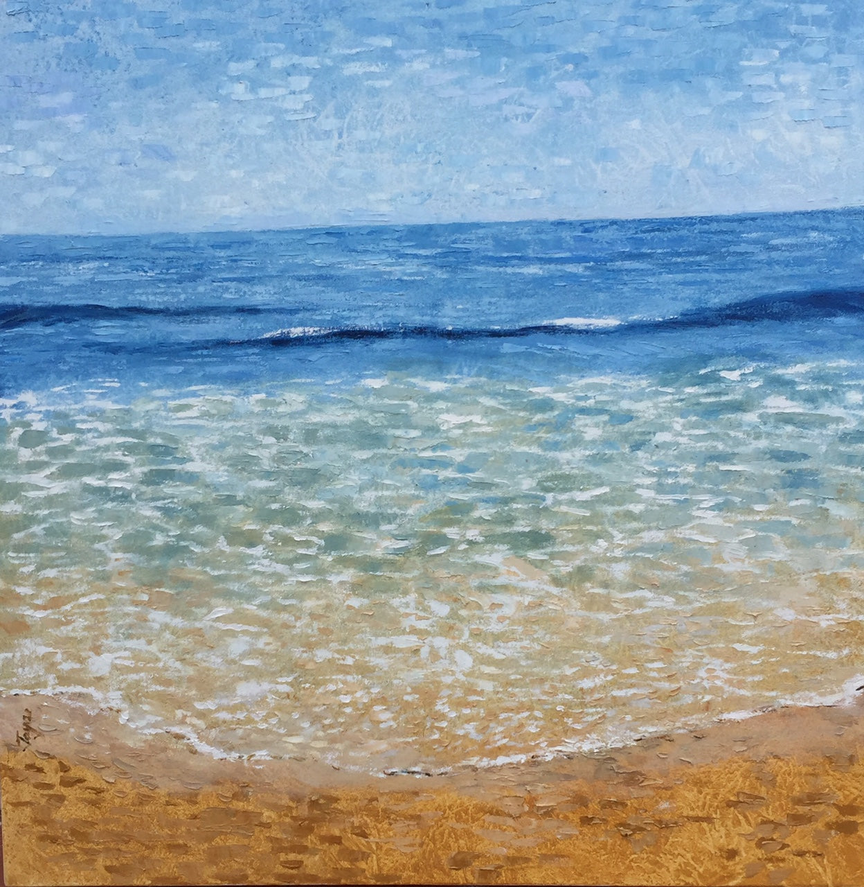 MOODS OF THE SEA (4) by Jaya Javeri | Oil painting - Canvas art